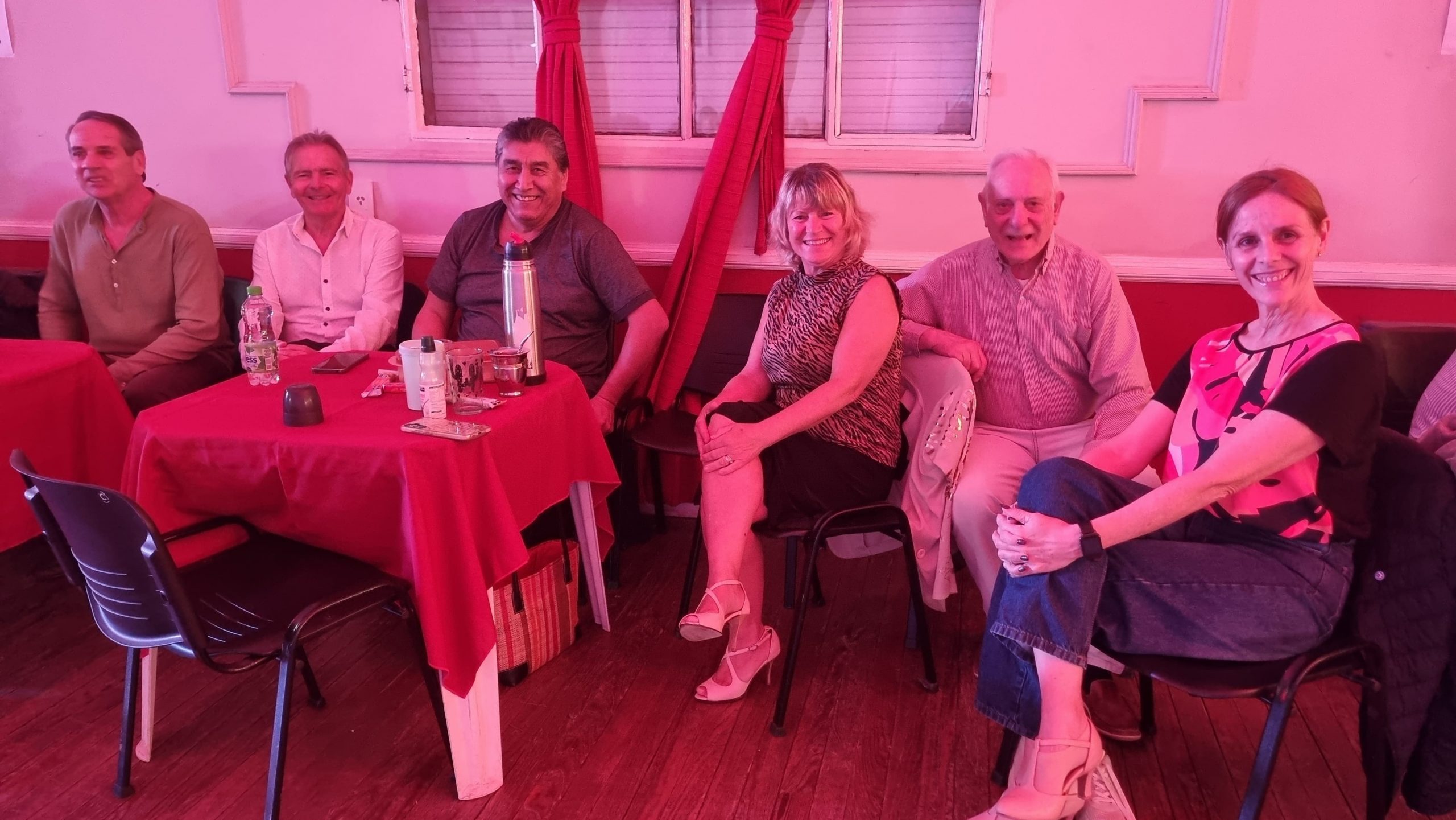 Rojas vivió una noche de tango y milonga en el Centro Cultural Ernesto Sábato
