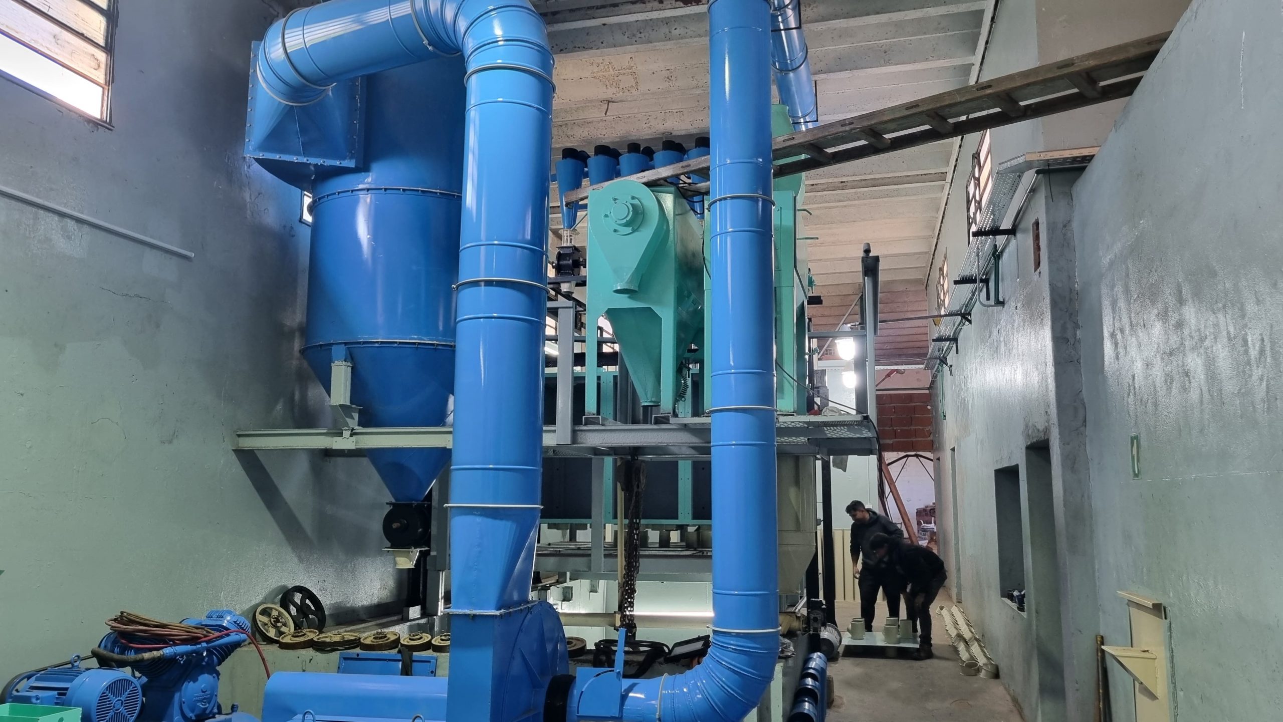 Avanza la instalación del primer molino del Polo Harinero en Ruta 188 Km 115