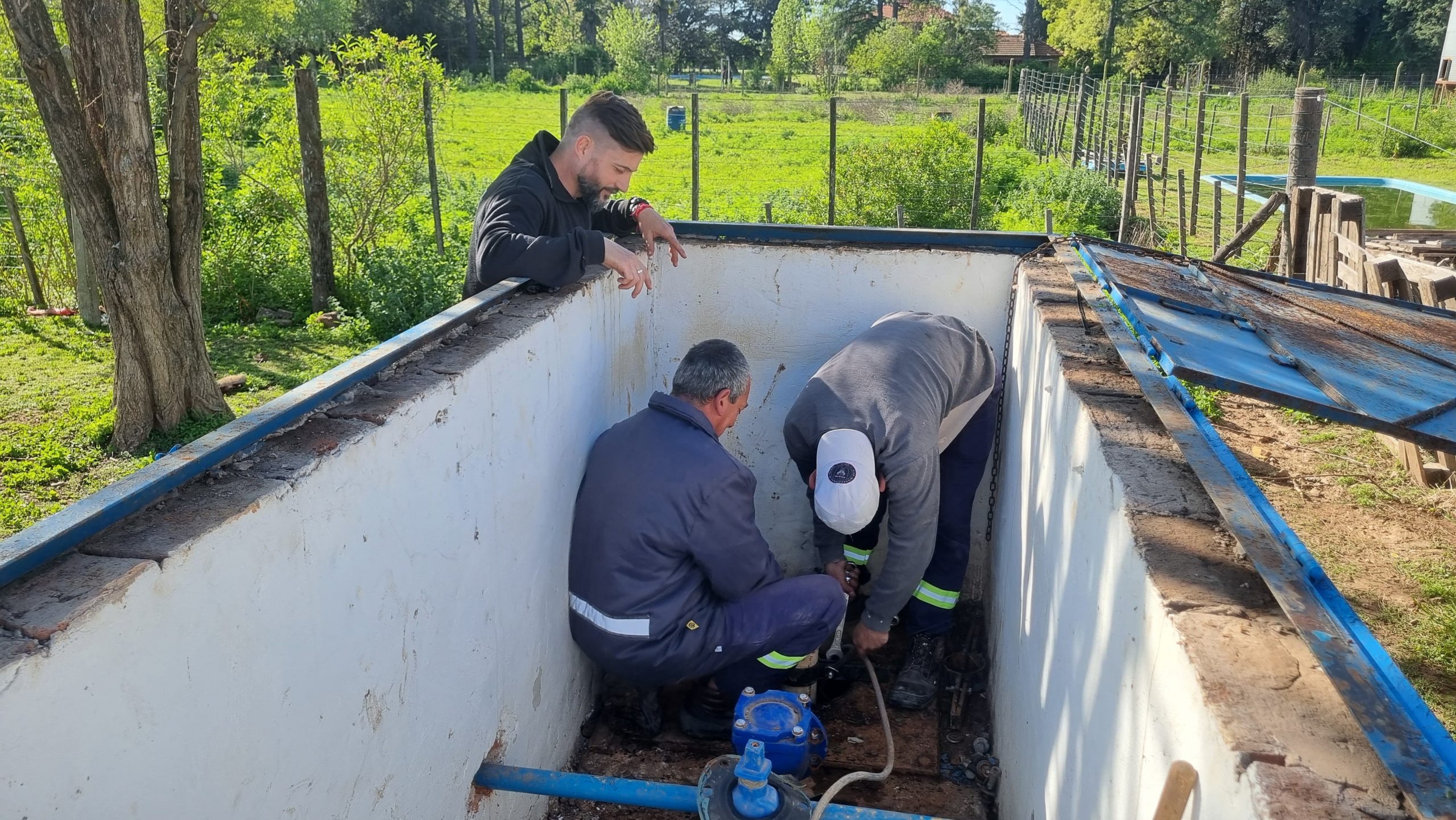 Renuevan equipamiento en pozo de agua N° 4 para mejorar el servicio en Barrio Belgrano